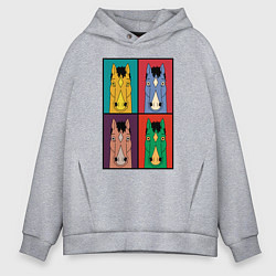 Толстовка оверсайз мужская BoJack Horseman, цвет: меланж