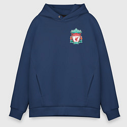 Толстовка оверсайз мужская LIVERPOOL, цвет: тёмно-синий