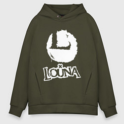 Толстовка оверсайз мужская Louna, цвет: хаки