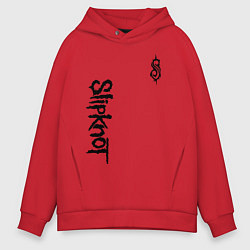 Толстовка оверсайз мужская SLIPKNOT, цвет: красный