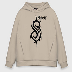 Толстовка оверсайз мужская SLIPKNOT, цвет: миндальный