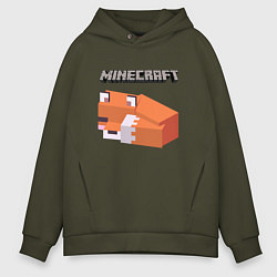Толстовка оверсайз мужская MINERCRAFT, цвет: хаки