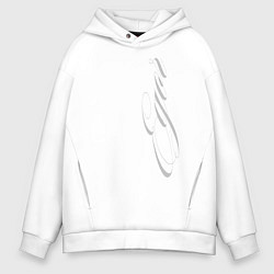 Толстовка оверсайз мужская Егор, цвет: белый