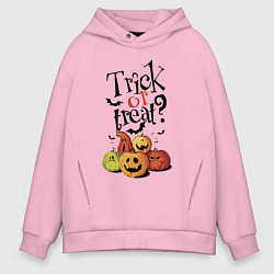 Толстовка оверсайз мужская Кошелек или жизнь!, цвет: светло-розовый