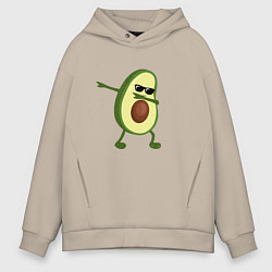 Толстовка оверсайз мужская Авокадо дэб, цвет: миндальный