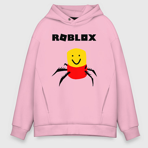Мужское худи оверсайз ROBLOX / Светло-розовый – фото 1