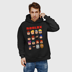 Толстовка оверсайз мужская ROBLOX, цвет: черный — фото 2