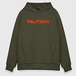 Толстовка оверсайз мужская Militech, цвет: хаки