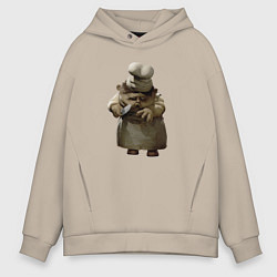 Толстовка оверсайз мужская Little Nightmares, цвет: миндальный