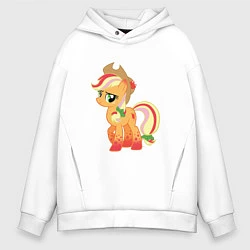 Толстовка оверсайз мужская My Little Pony - AppleJack, цвет: белый