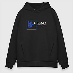 Толстовка оверсайз мужская FC Chelsea Stamford Bridge 202122, цвет: черный