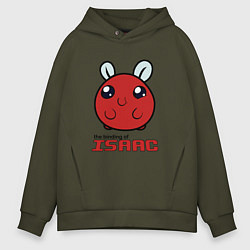 Толстовка оверсайз мужская The binding of isaac Monsters, цвет: хаки