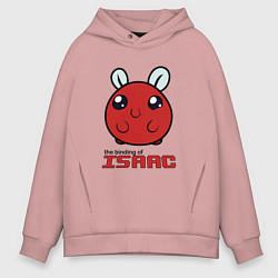 Толстовка оверсайз мужская The binding of isaac Monsters, цвет: пыльно-розовый