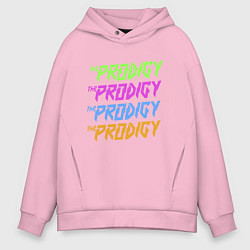 Толстовка оверсайз мужская The Prodigy, цвет: светло-розовый