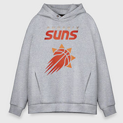 Толстовка оверсайз мужская Phoenix Suns, цвет: меланж