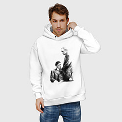 Толстовка оверсайз мужская Крестный отец, цвет: белый — фото 2