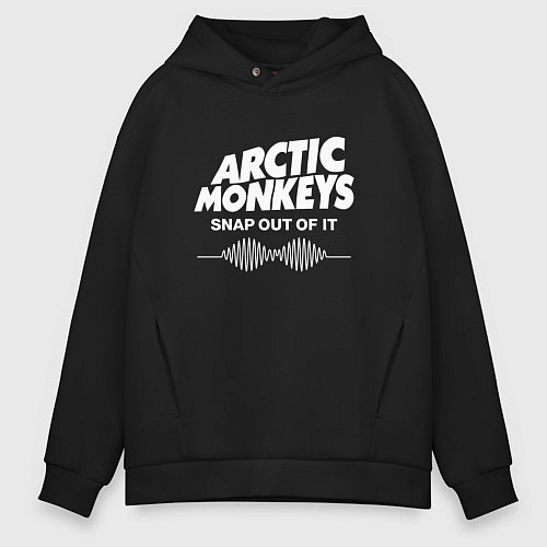 Мужское худи оверсайз Arctic Monkeys, группа / Черный – фото 1