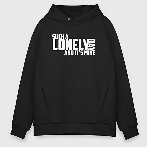 Мужское худи оверсайз Lonely Day - System Of A Down / Черный – фото 1