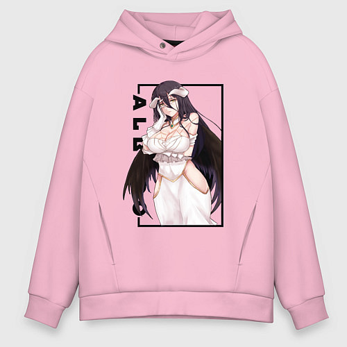 Мужское худи оверсайз Альбедо Albedo Повелитель / Светло-розовый – фото 1