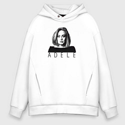 Толстовка оверсайз мужская ADELE, цвет: белый
