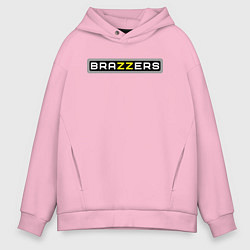 Толстовка оверсайз мужская Brazzers, цвет: светло-розовый