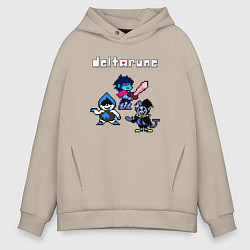Толстовка оверсайз мужская Deltarune Дельтарун, цвет: миндальный