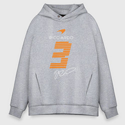 Толстовка оверсайз мужская Ландо Норрис 4 формула, цвет: меланж