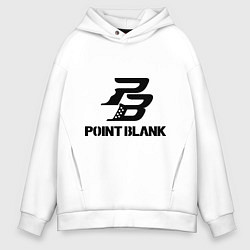 Толстовка оверсайз мужская Point Blank, цвет: белый