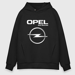 Толстовка оверсайз мужская OPEL Pro Racing, цвет: черный