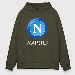 Толстовка оверсайз мужская SSC NAPOLI Napoli, цвет: хаки