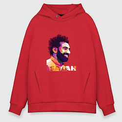 Толстовка оверсайз мужская Smile Salah, цвет: красный