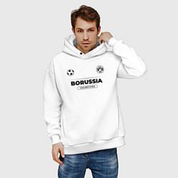 Толстовка оверсайз мужская Borussia Униформа Чемпионов, цвет: белый — фото 2