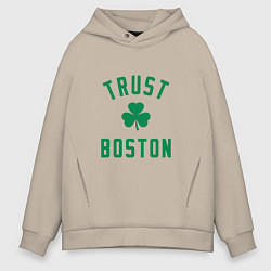 Толстовка оверсайз мужская Trust Boston, цвет: миндальный