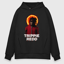 Толстовка оверсайз мужская TRIPPIE REDD 1400, цвет: черный