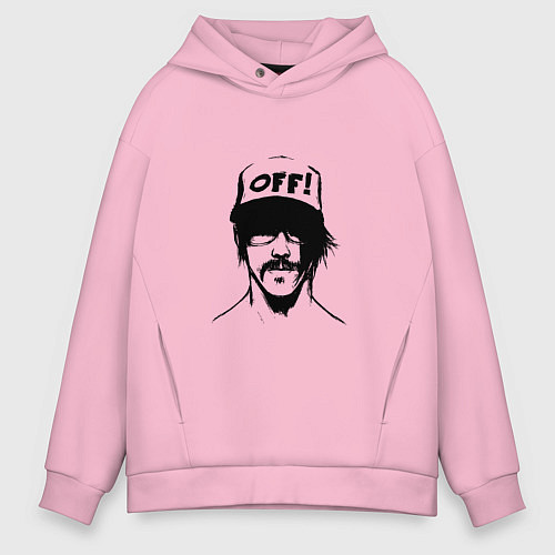 Мужское худи оверсайз Кидис / Светло-розовый – фото 1