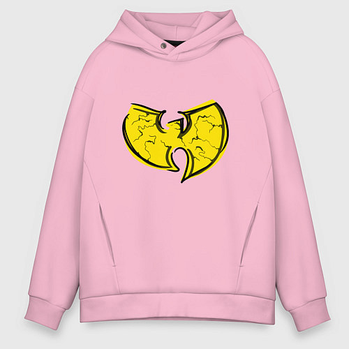 Мужское худи оверсайз Style Wu-Tang / Светло-розовый – фото 1