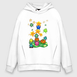 Толстовка оверсайз мужская Junimo, цвет: белый