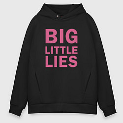 Толстовка оверсайз мужская Big Little Lies logo, цвет: черный