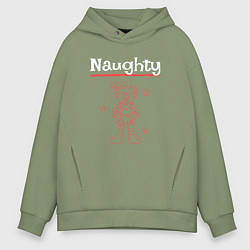 Толстовка оверсайз мужская Naughty elf, цвет: авокадо