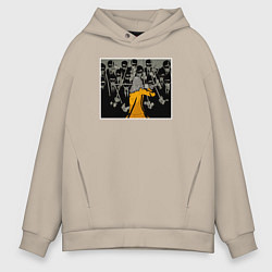 Толстовка оверсайз мужская Kill Bill том 1, цвет: миндальный