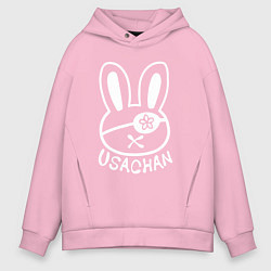 Толстовка оверсайз мужская Как у Будды из аниме Shuumatsu no Walkure, цвет: светло-розовый