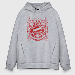 Толстовка оверсайз мужская FC Bayern, цвет: меланж