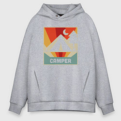 Толстовка оверсайз мужская Кемпер, цвет: меланж