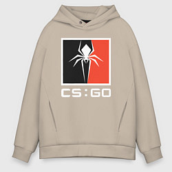 Толстовка оверсайз мужская CS spider, цвет: миндальный