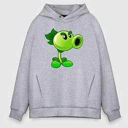 Толстовка оверсайз мужская Повторитель горохострел, цвет: меланж