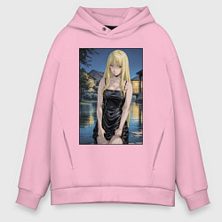 Толстовка оверсайз мужская Уруми Канзаки, цвет: светло-розовый