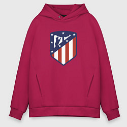 Толстовка оверсайз мужская Atletico Madrid FC, цвет: маджента