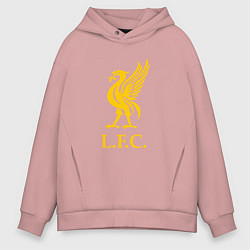 Толстовка оверсайз мужская Liverpool sport fc, цвет: пыльно-розовый
