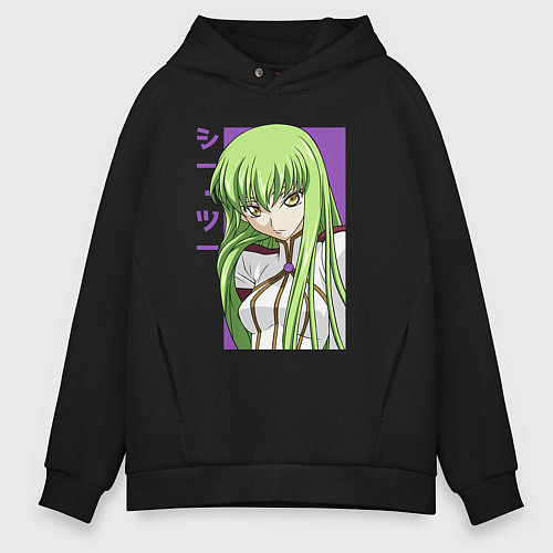 Мужское худи оверсайз СС Код Гиас / Черный – фото 1