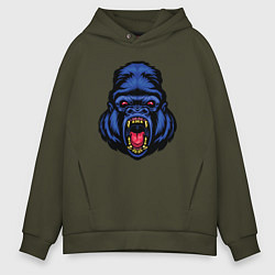 Толстовка оверсайз мужская Blue monkey, цвет: хаки